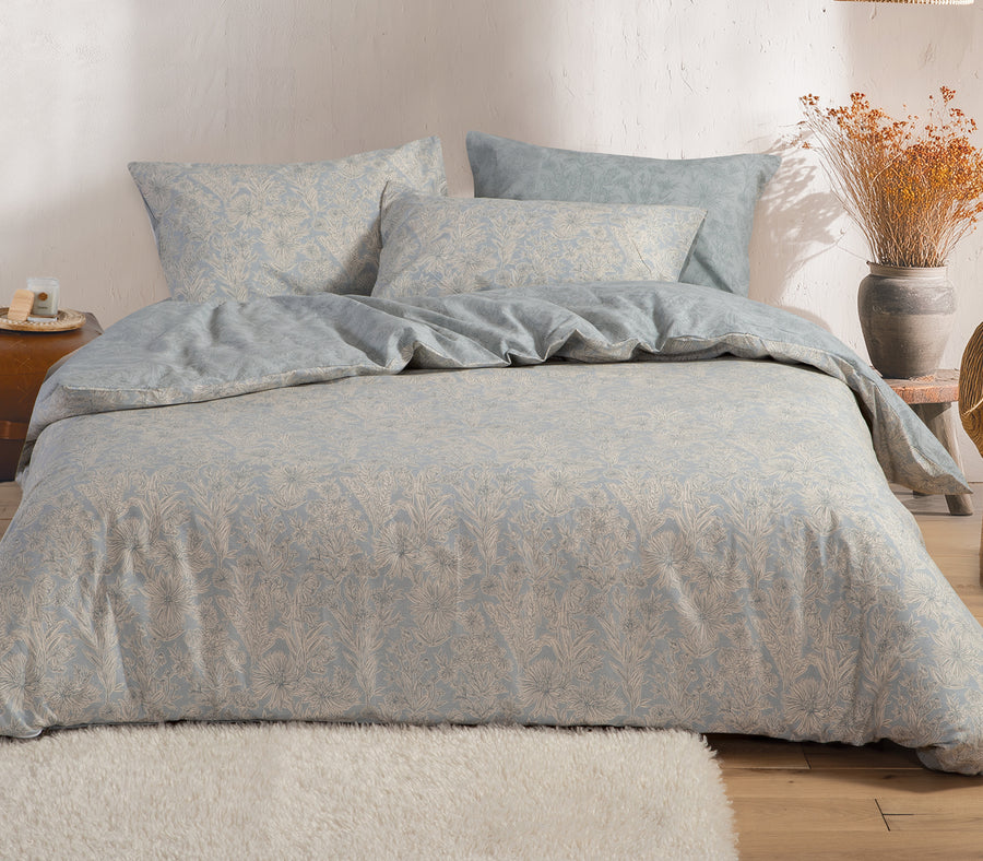 Σετ Σεντόνια Υπέρδιπλα Μπλε Lucil 240Χ270 Nef-Nef Homeware