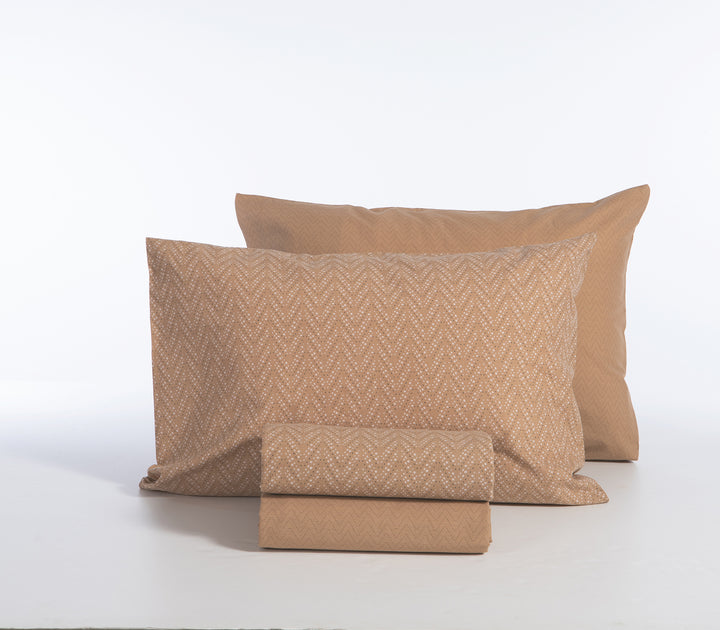 Σετ Σεντόνια Υπέρδιπλα Καφέ Suspen 240Χ270 Nef-Nef Homeware
