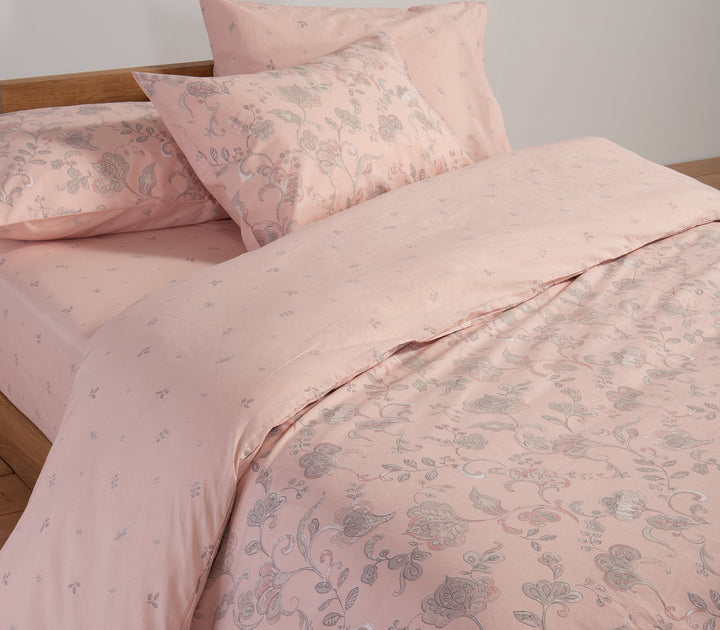 Σετ Σεντόνια Υπέρδιπλα Ροζ Carena 240Χ270 Nef-Nef Homeware