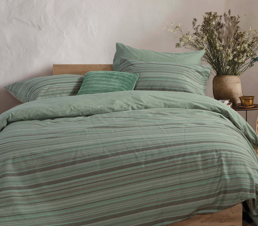 Σετ Σεντόνια Υπέρδιπλα Πράσινα Degree 240Χ270 Nef-Nef Homeware