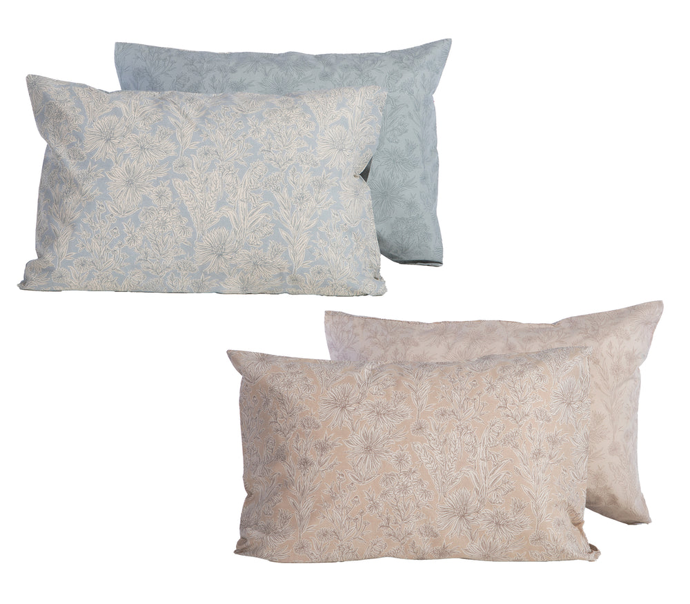Μαξιλαροθήκη Ύπνου Βαμβακερή Μπλε Lucil 52X72 Nef-Nef Homeware