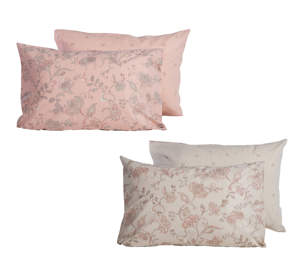 Μαξιλαροθήκη Ύπνου Βαμβακερή Ροζ Carena 52X72 Nef-Nef Homeware