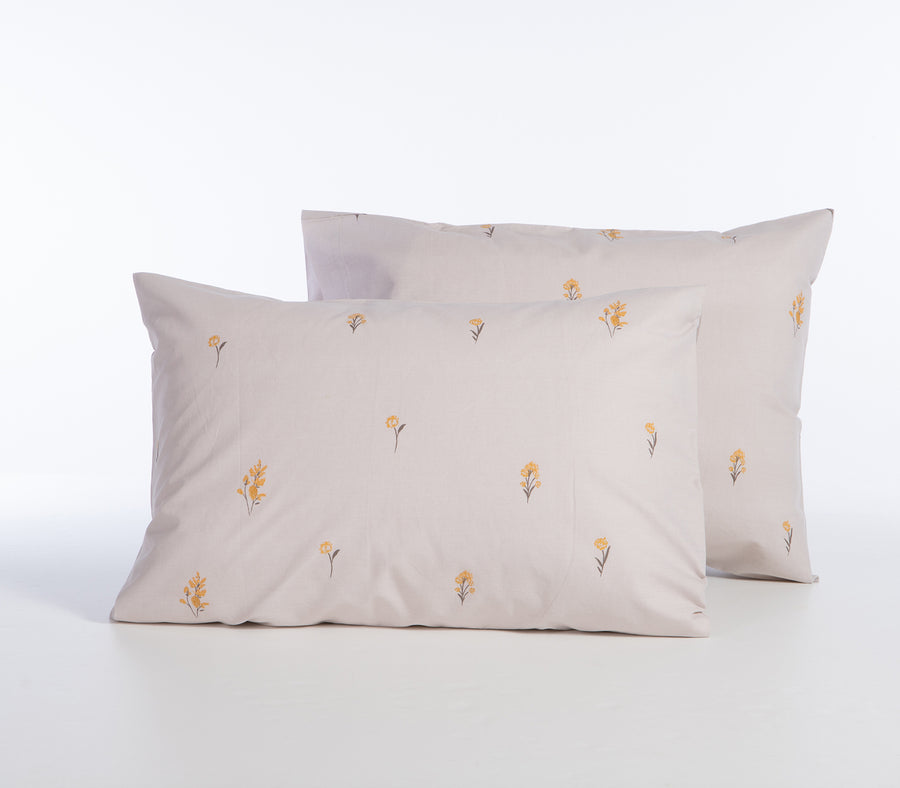 Μαξιλαροθήκη Ύπνου Βαμβακερή Γκρι Fragesca 52X72 Nef-Nef Homeware