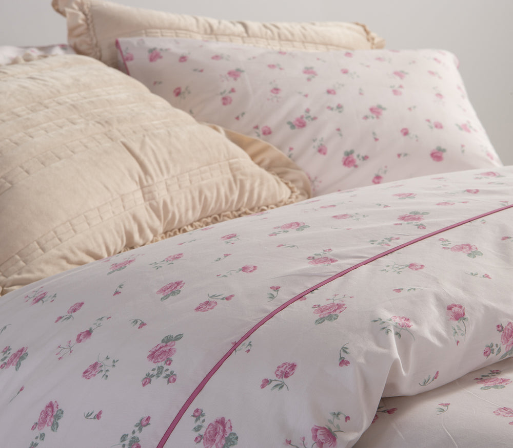 Σετ Παπλωματοθήκη Υπέρδιπλη Ροζ Loraley 240Χ230 Nef-Nef Homeware