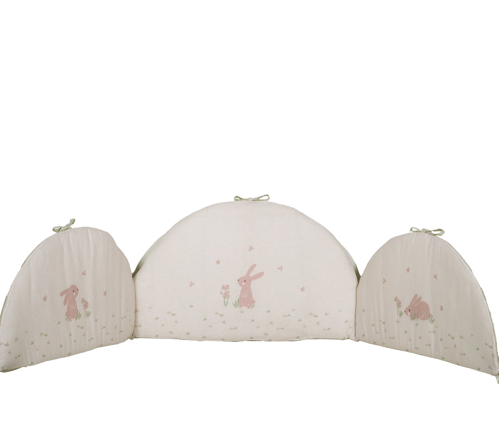Βρεφική Πάντα Εκρού/Μέντα Κούνιας Country Bunny Nef-Nef Homeware