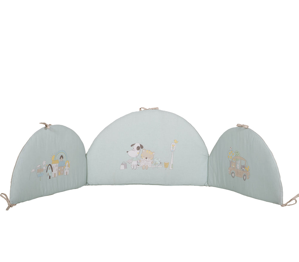 Βρεφική Πάντα Τιρκουάζ Κούνιας Life in the City Nef-Nef Homeware