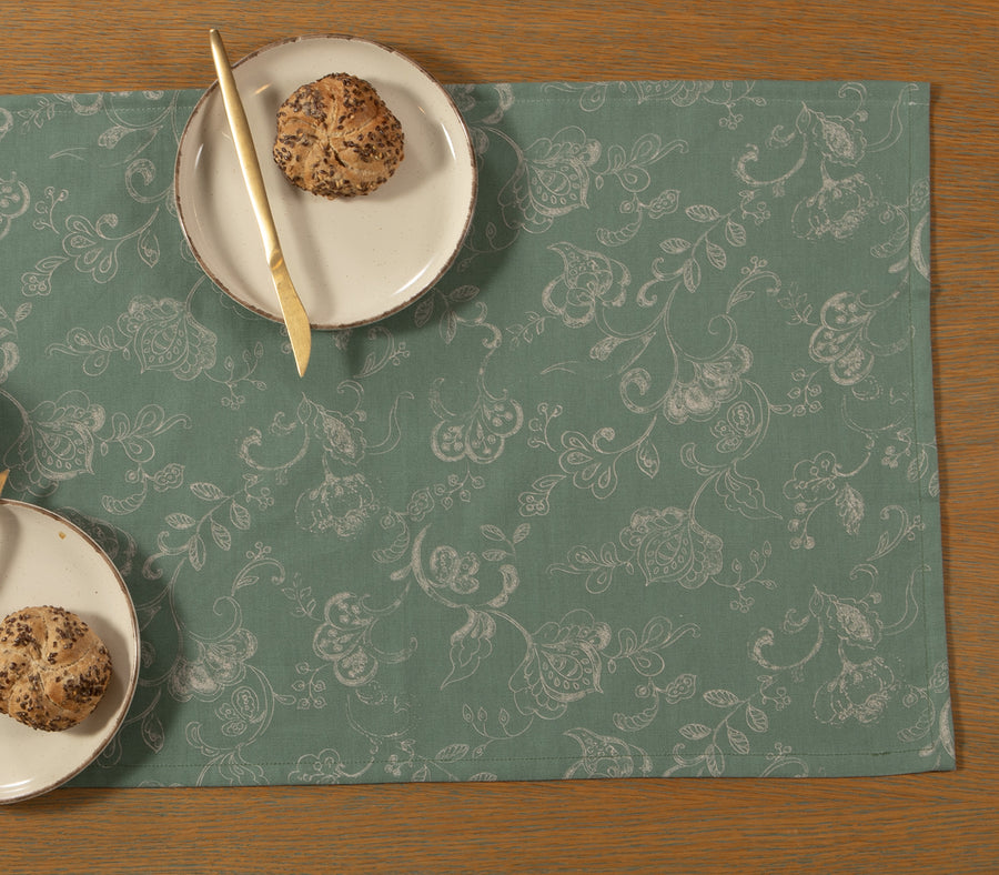 Τραβέρσα Πράσινη Carena Nef-Nef Homeware 45X140