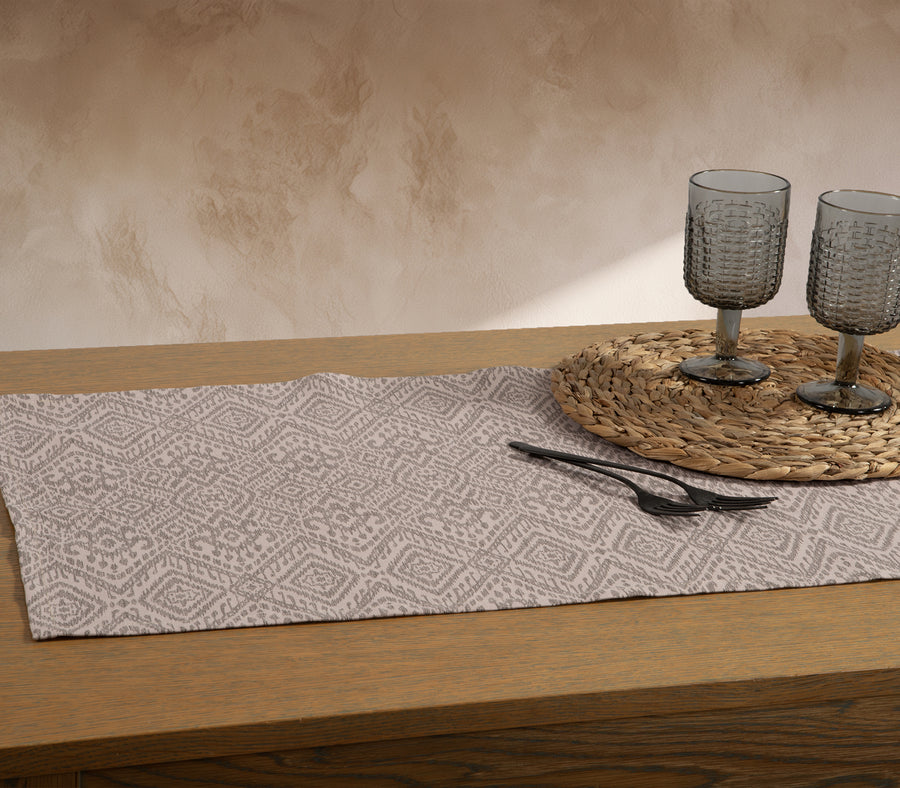 Τραβέρσα Γκρι Orio Nef-Nef Homeware 45X140