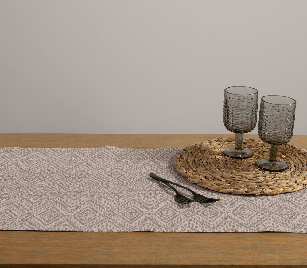 Τραβέρσα Γκρι Orio Nef-Nef Homeware 45X140