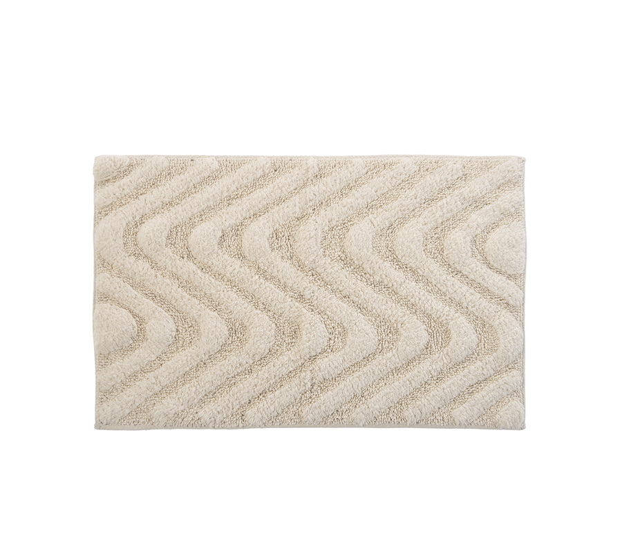 Χαλάκι Μπάνιου Εκρού James 50X80 Nef-Nef Homeware
