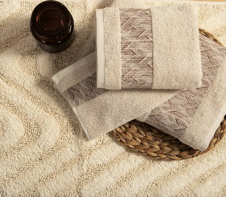 Χαλάκι Μπάνιου Εκρού James 50X80 Nef-Nef Homeware