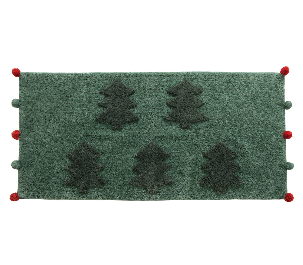 Χριστουγεννιάτικο Ταπέτο Πράσινο Trees Of Joy 70X140 Nef-Nef Homeware