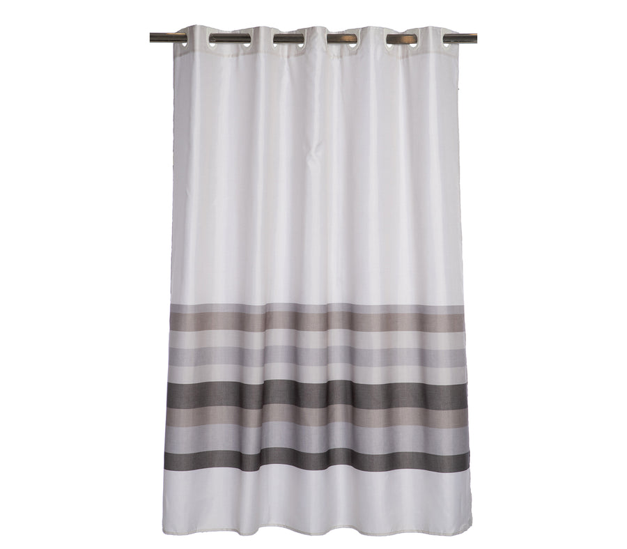 Κουρτίνα Μπάνιου Μπεζ Depreo 180X200 Nef-Nef Homeware