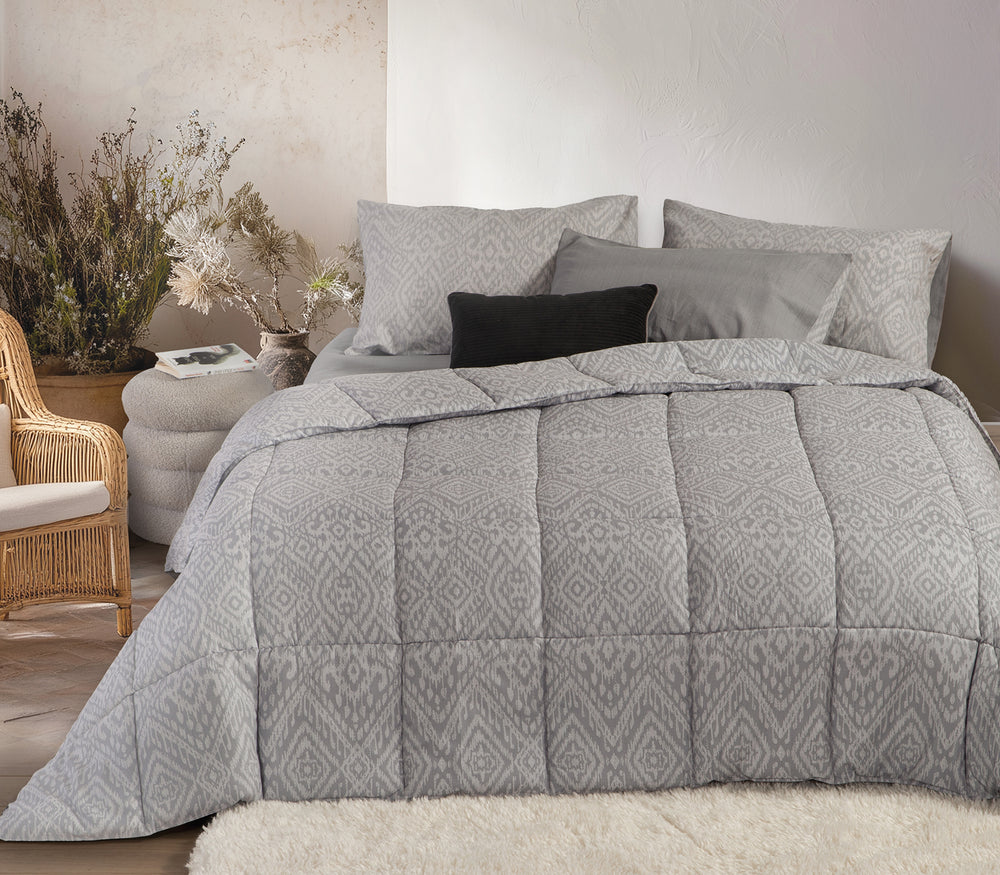 Πάπλωμα Υπέρδιπλο Γκρι Orion 240X220 Nef-Nef Homeware
