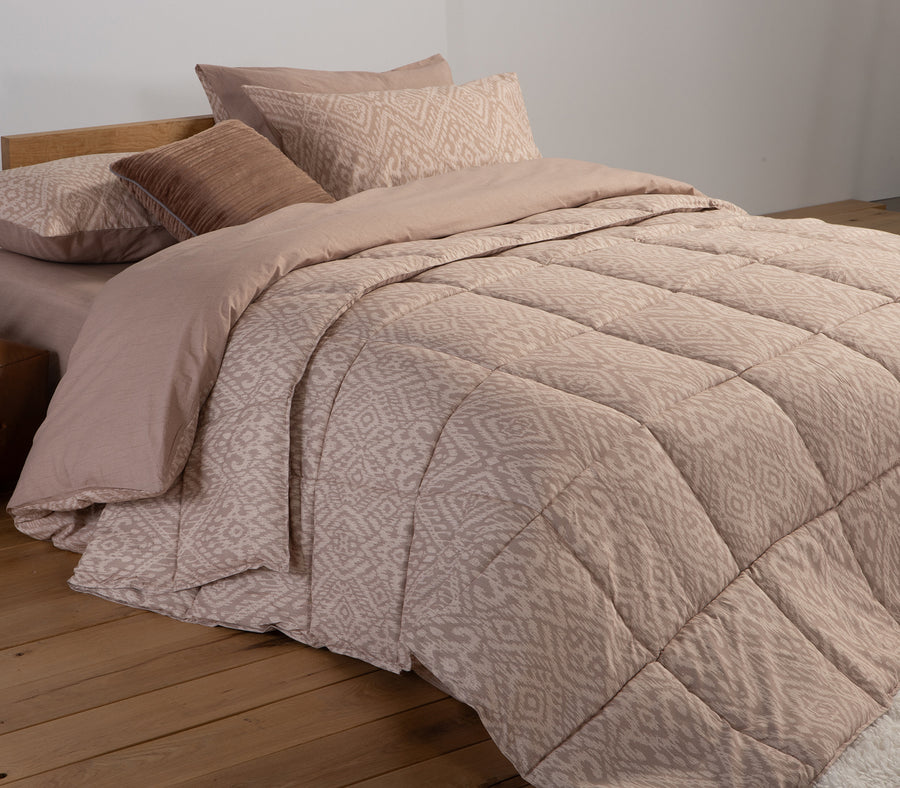 Πάπλωμα Υπέρδιπλο Μπεζ Orion 240X220 Nef-Nef Homeware