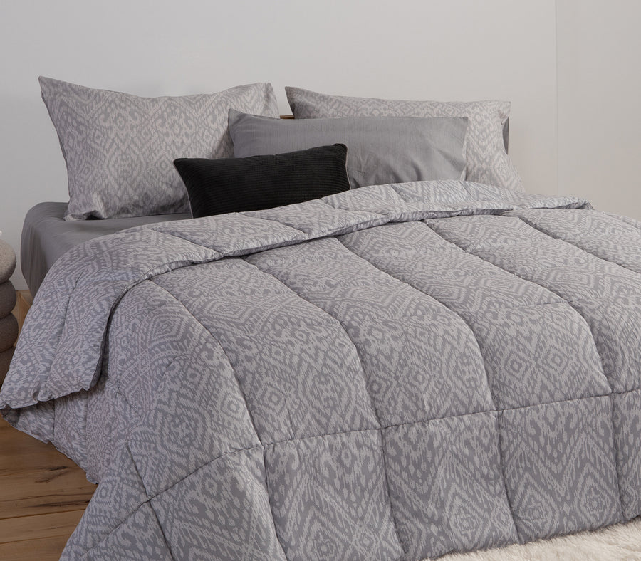 Πάπλωμα Υπέρδιπλο Γκρι Orion 240X220 Nef-Nef Homeware