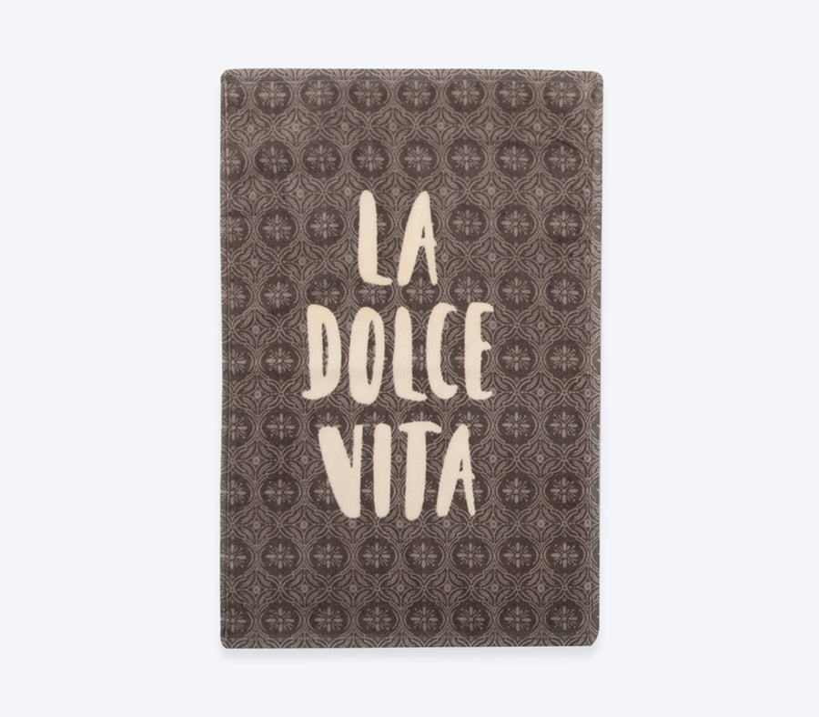 Ποτηρόπανο Γκρι Βαμβακερό Βελουτέ La Dolce Vita Nef-Nef Homeware 40X60