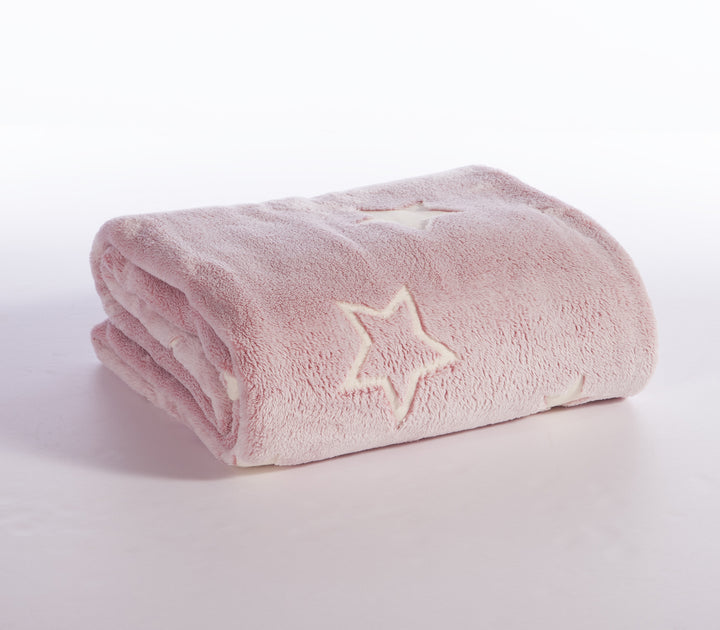 Παιδική Κουβέρτα Ροζ Πολυεστερική Starlight Nef-Nef Homeware