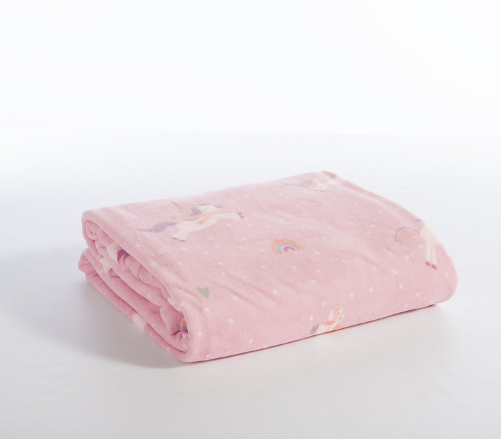 Παιδική Κουβέρτα Λιλά Unicorns Style Nef-Nef Homeware