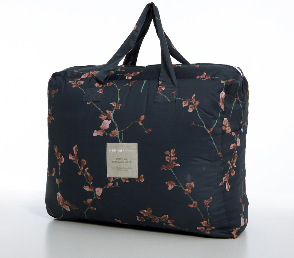 Πάπλωμα Υπέρδιπλο Μαύρο Vania 240X230 Nef-Nef Homeware