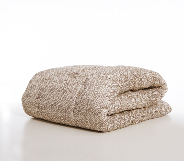 Πάπλωμα Υπέρδιπλο Μπεζ/Γκρι Cardynal 240X230 Nef-Nef Homeware