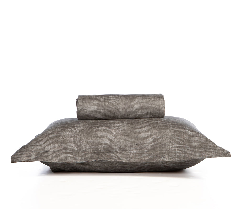 Σετ Παπλωματοθήκη Υπέρδιπλη Γκρι Zesten 240Χ230 Nef-Nef Homeware