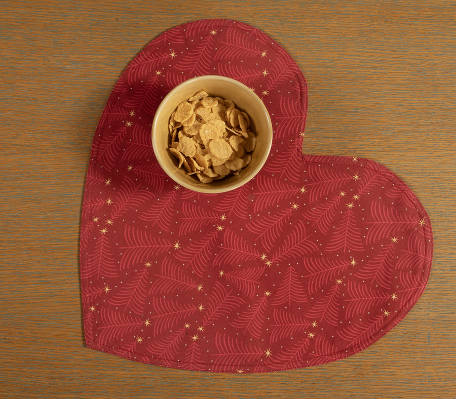 Χριστουγεννιάτικα Σουπλά Κόκκινο December Nef-Nef Homeware