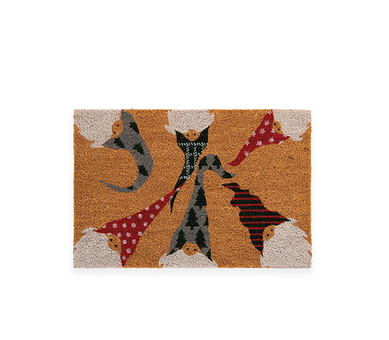 Χριστουγεννιάτικο Ταπέτο Εισόδου Μπεζ Dwarfs Fellowshipc 40X60 Nef-Nef Homeware