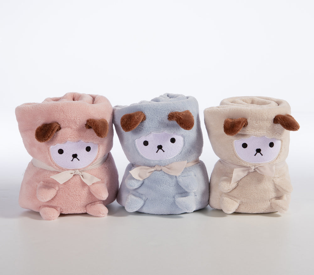 Fleece Κουβέρτα Εκρού Αγκαλιάς Lovely Sheep 80X110 Nef-Nef Homeware