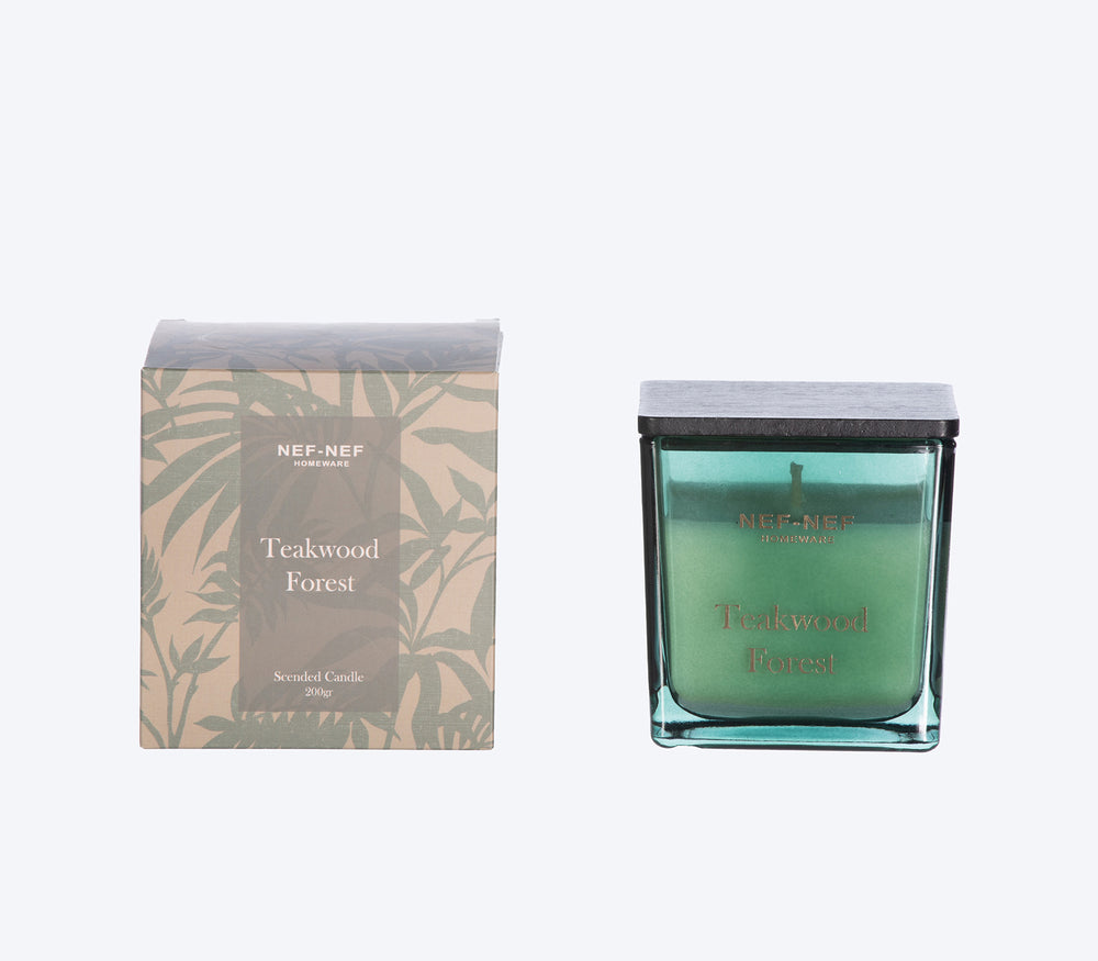 Αρωματικό Κερί Πράσινο Teakwood Forest Nef-Nef Homeware
