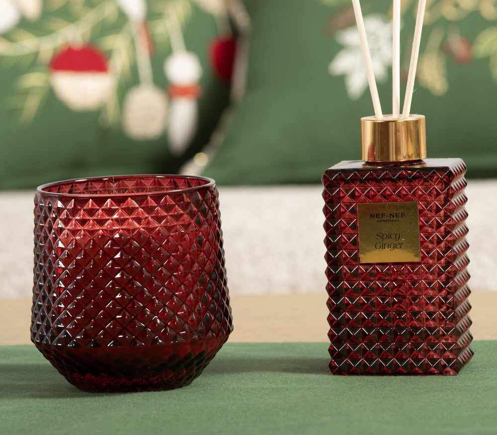 Αρωματικό Χώρου Στικς Κόκκινο Spicy Ginger 150ml Nef-Nef Homeware