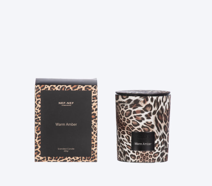 Αρωματικό Κερί Καφέ Warm Amber Nef-Nef Homeware