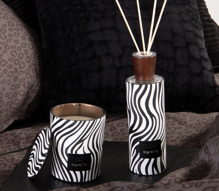 Αρωματικό Κερί Ασπρόμαυρο Sugared Fig Nef-Nef Homeware