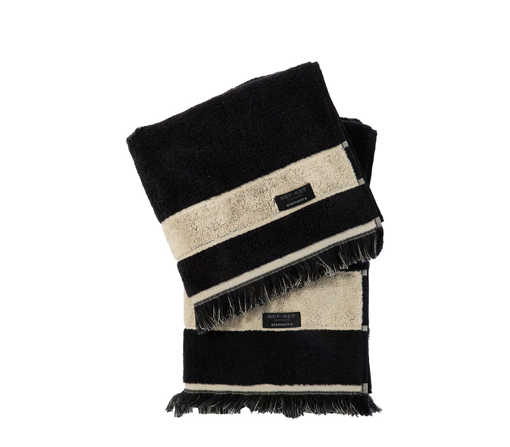 Πετσέτα Σώματος Μαύρη Sentimen 70X140 Nef-Nef Homeware