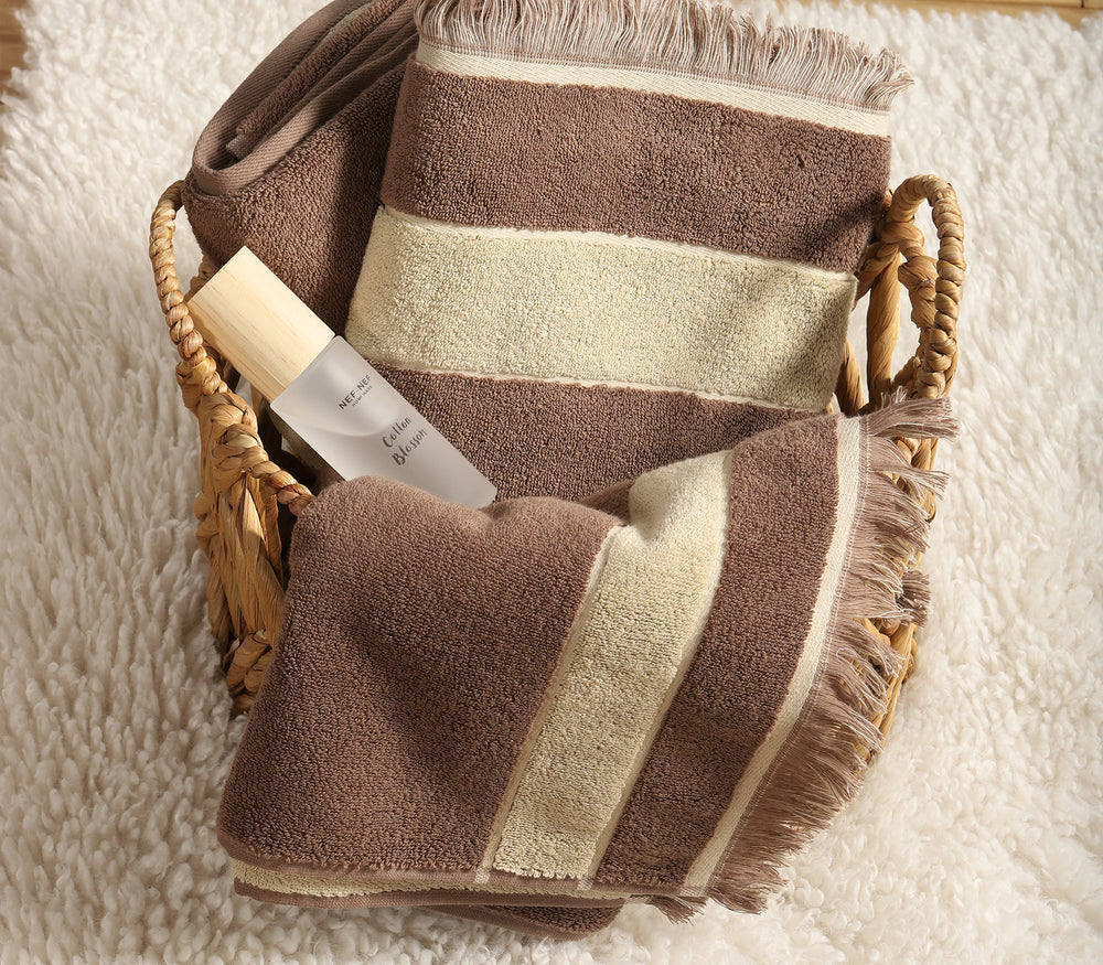 Πετσέτα Σώματος Καφέ Sentimen 70X140 Nef-Nef Homeware