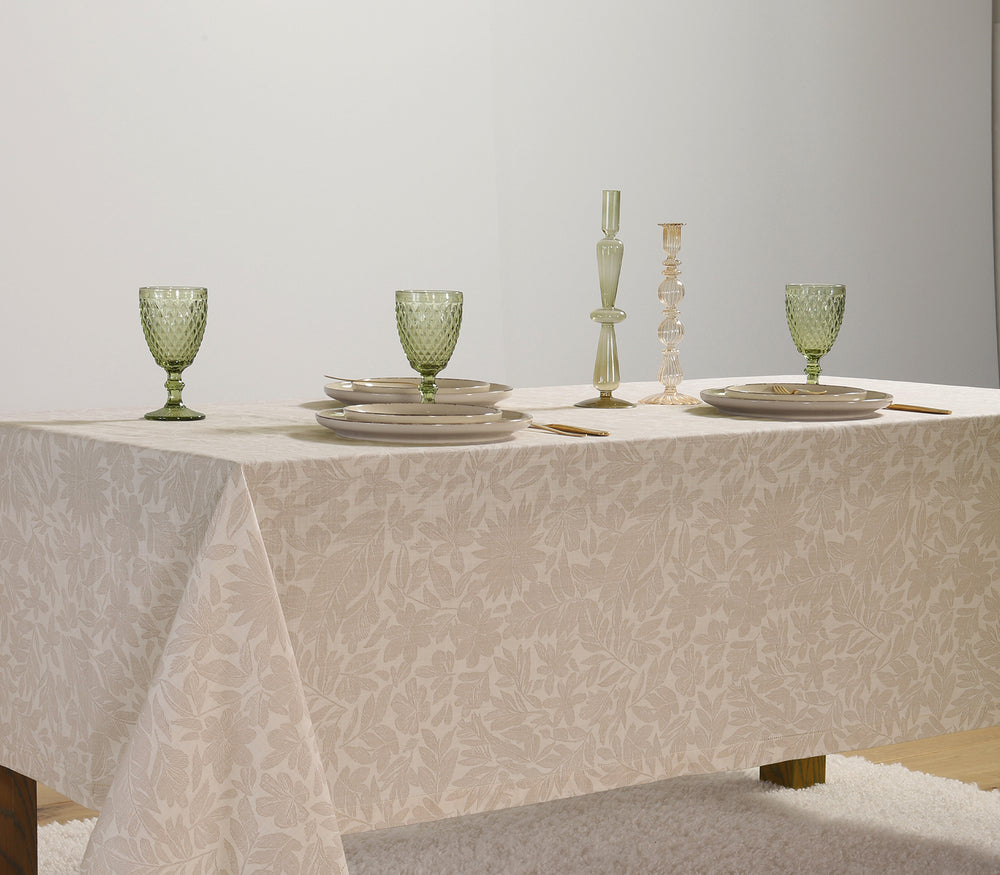 Τραπεζομάντηλο Μπεζ Βαμβακερό Issual 150X250 Nef-Nef Homeware