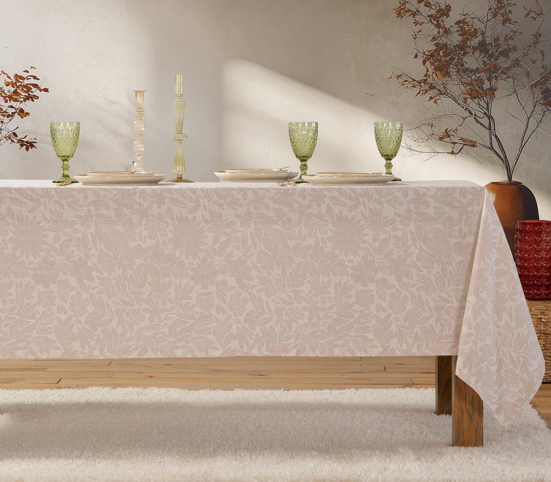 Τραπεζομάντηλο Μπεζ Βαμβακερό Issual 150X300 Nef-Nef Homeware