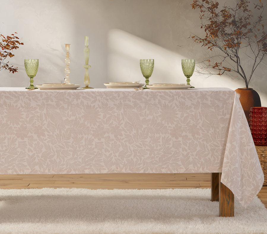 Τραπεζομάντηλο Μπεζ Βαμβακερό Issual 150X300 Nef-Nef Homeware
