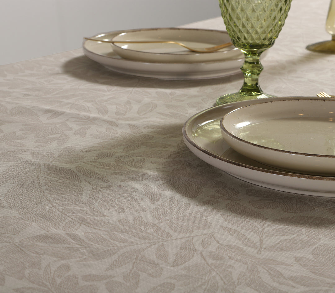 Τραπεζομάντηλο Μπεζ Βαμβακερό Issual 150X300 Nef-Nef Homeware