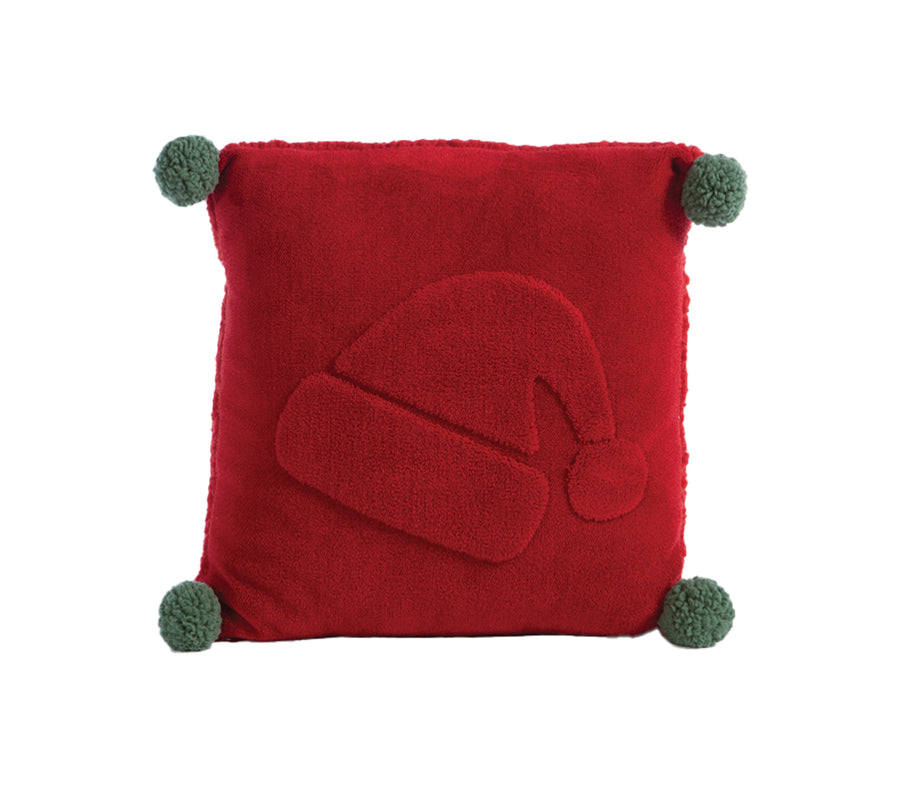 Χριστουγεννιάτικο Διακοσμητικό Μαξιλάρι Κόκκινο Sherpa Sweet Christmas Nef-Nef Homeware