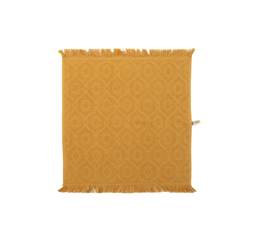 Ποτηρόπανο Κίτρινο Βαμβακερό Marocco Nef-Nef Homeware 50X50