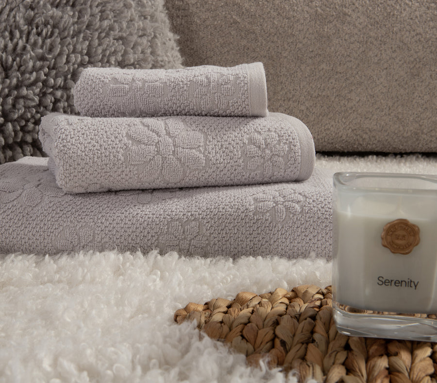 Πετσέτα Προσώπου Γκρι Margot 50X90 Nef-Nef Homeware