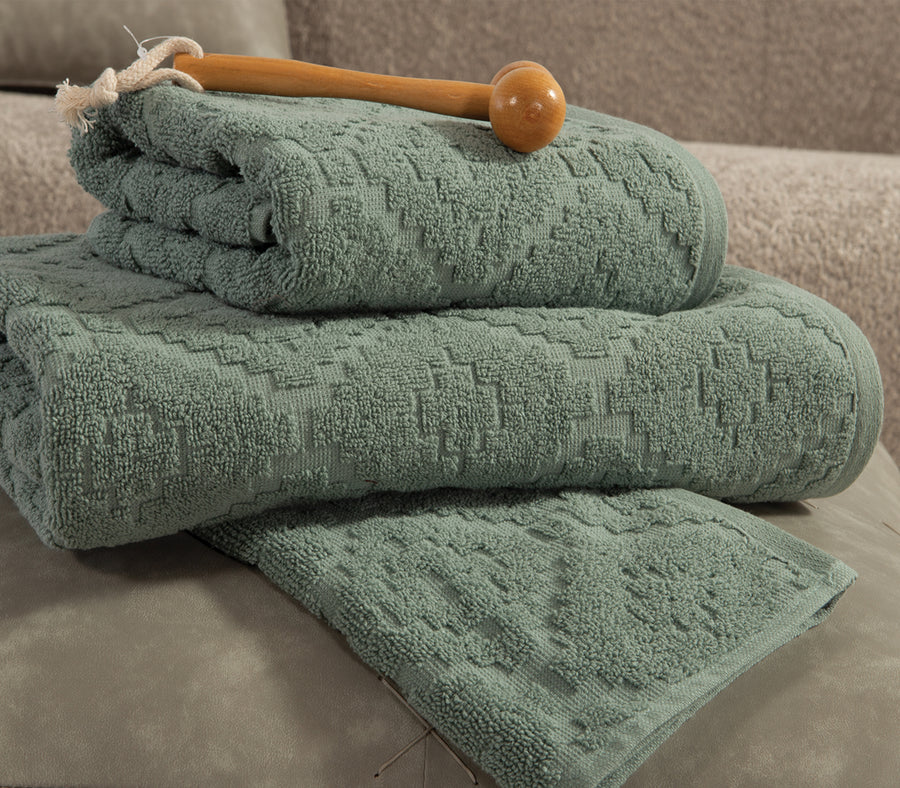 Πετσέτα Σώματος Πράσινη Romian 70X140 Nef-Nef Homeware