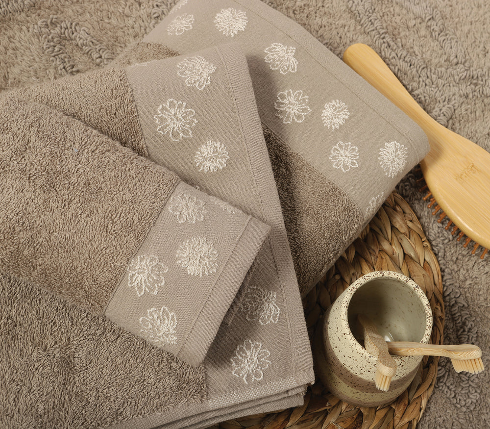 Πετσέτα Χεριών Μπεζ Anthem 30X50 Nef-Nef Homeware