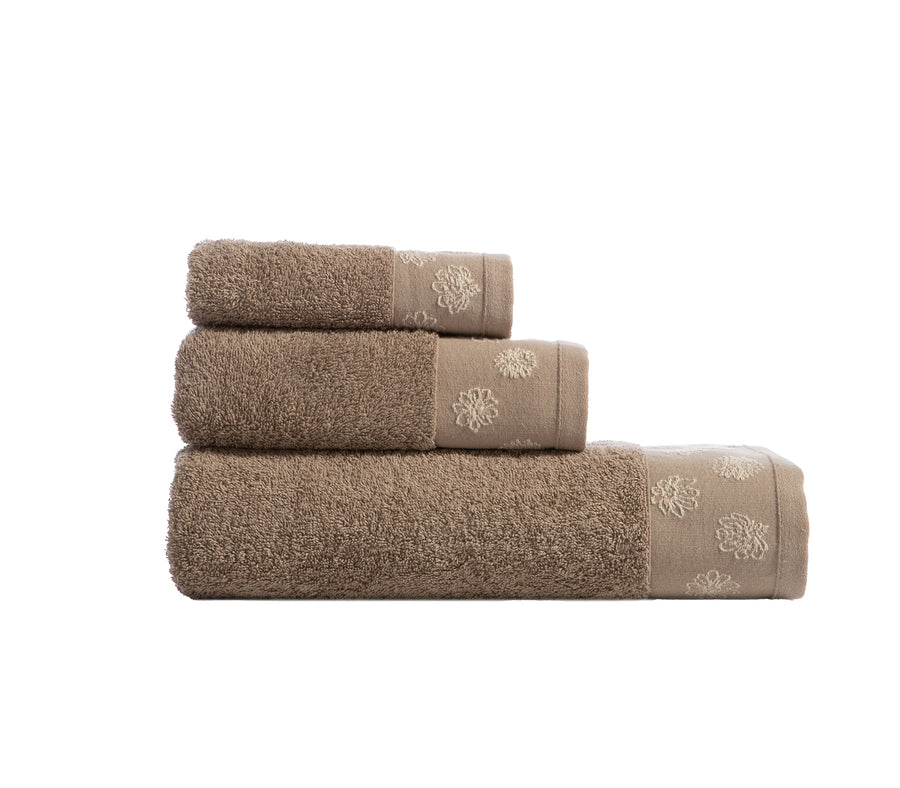 Σετ Πετσέτες 3τμχ Μπεζ Anthem Nef-Nef Homeware