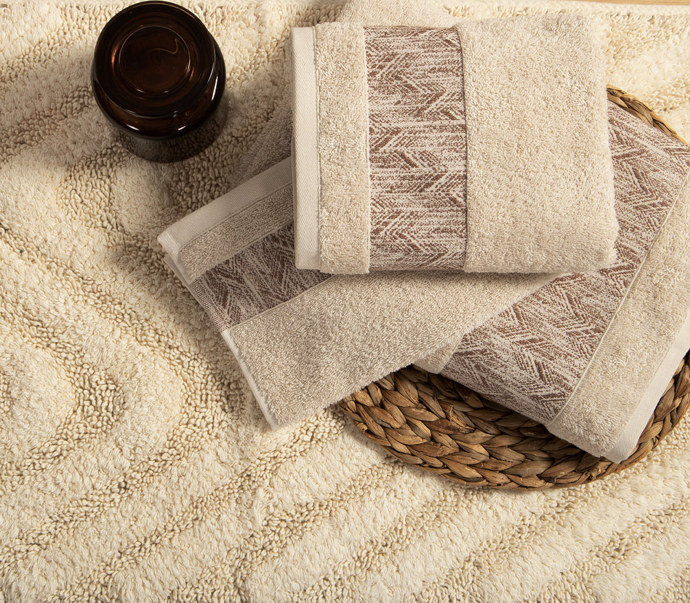 Σετ Πετσέτες 3τμχ Λευκό Depreo Nef-Nef Homeware