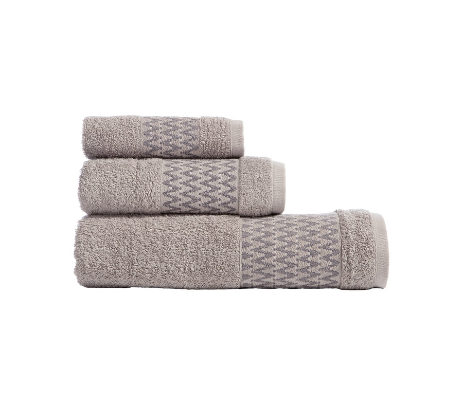 Σετ Πετσέτες 3τμχ Γκρι Fonteste Nef-Nef Homeware