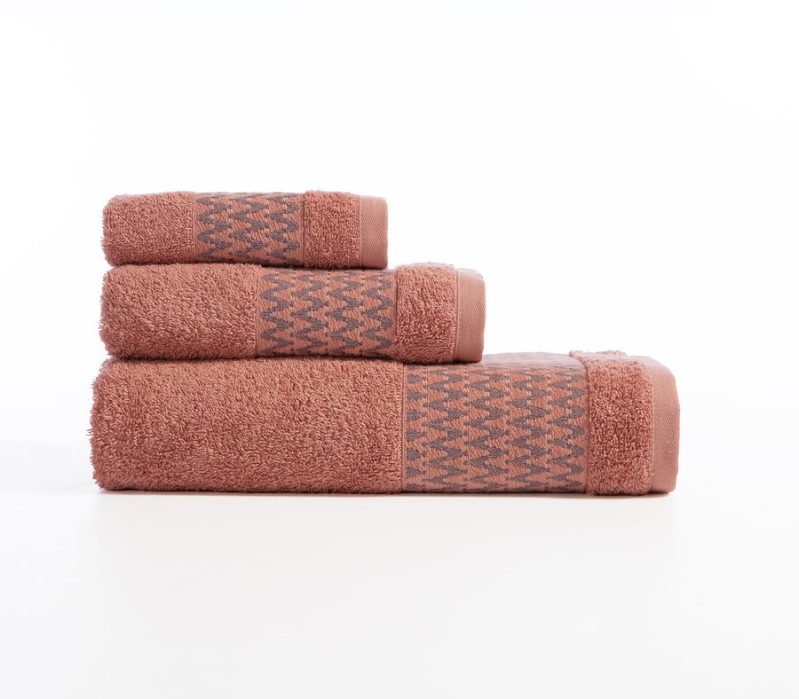 Σετ Πετσέτες 3τμχ Πορτοκαλί Fonteste Nef-Nef Homeware
