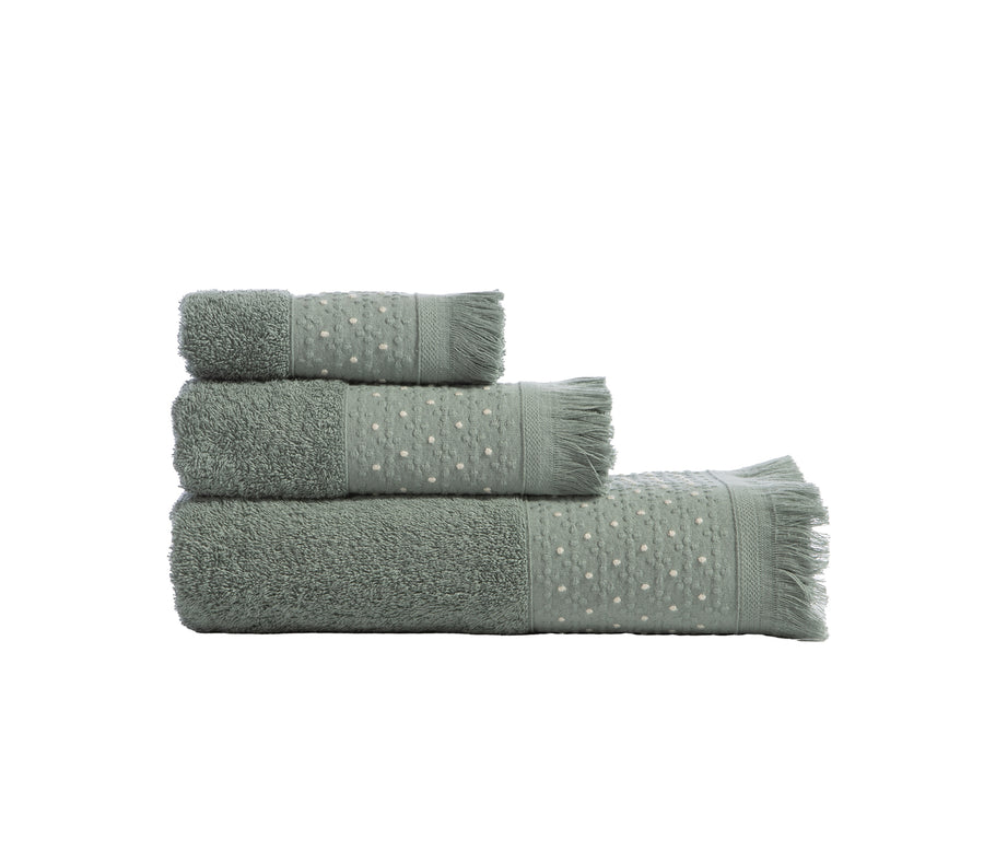 Σετ Πετσέτες 3τμχ Πράσινη Zasmen Nef-Nef Homeware