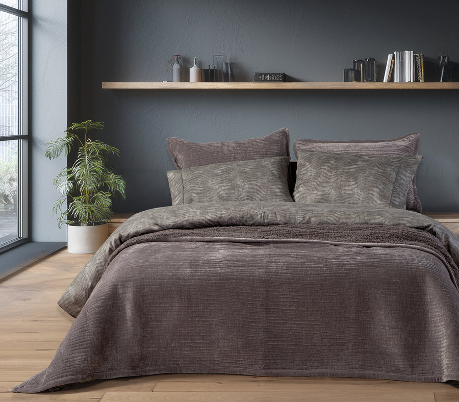 Κουβερλί Υπέρδιπλο Γκρι 230Χ240 Brave Nef-Nef Homeware